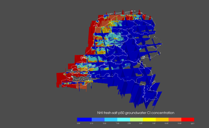 NHI fresh-salt groundwater concentration